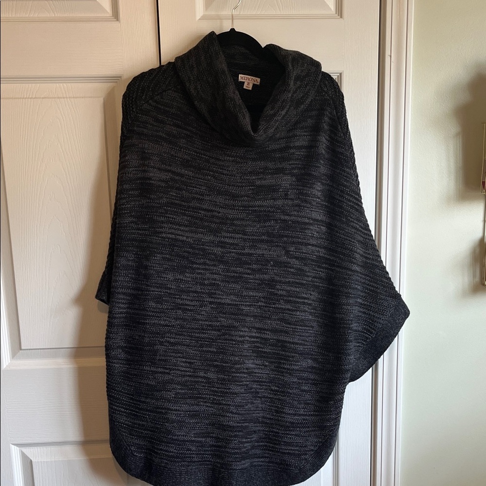 Merona Black Shrug Lightweight Knit Sweater